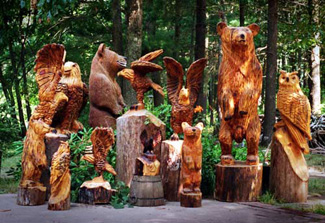 Chainsaw Wood Carving Shows & Ice Sculpture Shows